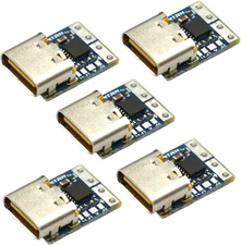 (5 Pack)  USB-C PD 12V DC Fixed Voltage Power Trigger Module 5A Type-C Female In