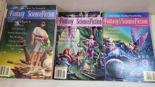 Lot Fantasy & Science Fiction Magazines Amazing Stories 1987- 2020 ~Issac Asimov - Foto 9 di 12