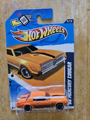 #ad Hot Wheels #x27;68 Mercury Cougar Muscle Mania Ford 2012; Orange $3.25