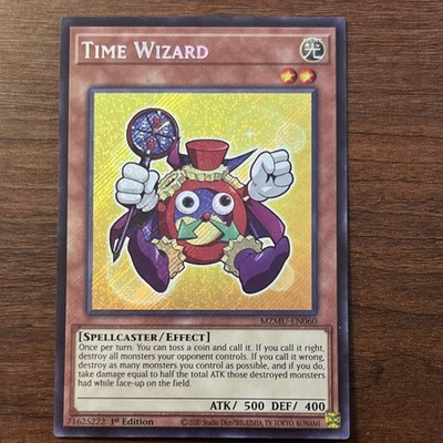  Time Wizard MZMU-EN060  1st Edition Secret Rare YuGiOh! 