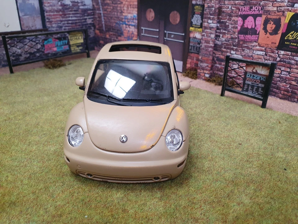 VW new beetle 1999 1/18 AutoArt modified rat rod conversion Volkswagen custom - Photo 4/4
