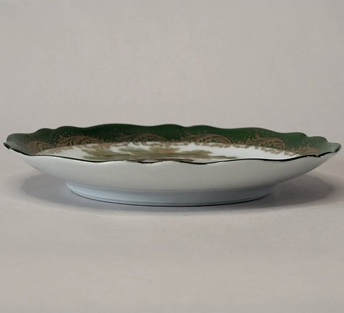 Limoges France Porzellan Deko Teller bemalt mit Gold - Bild 7 von 7