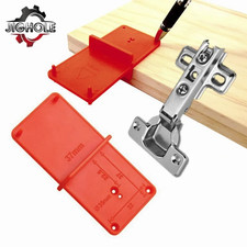 1pc Cabinet Hinge Hole Drilling Guide Jig 35mm/40mm Woodworking Locator - NEW