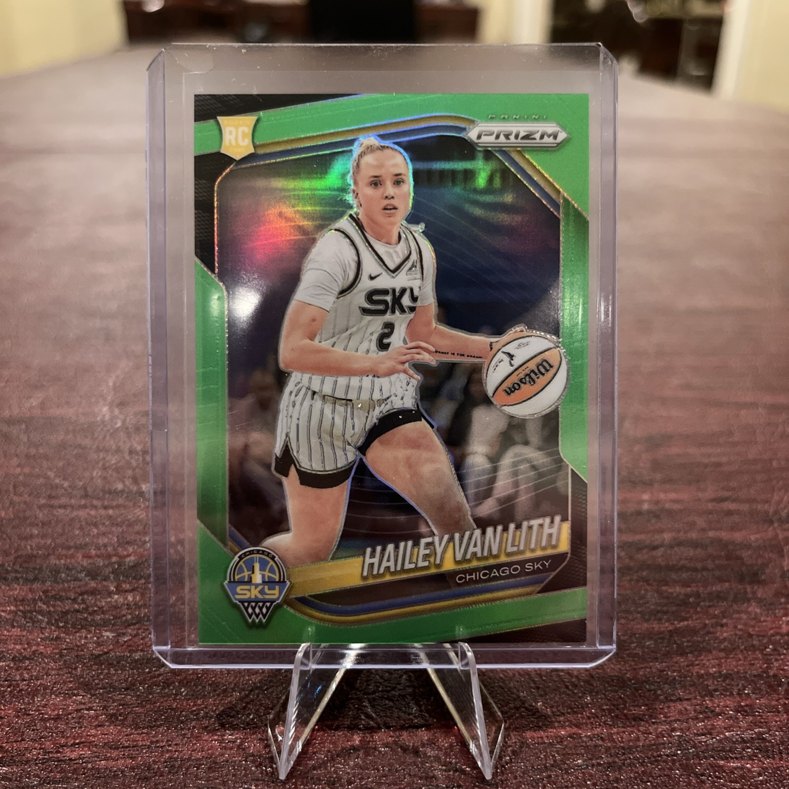 2025 Panini Prizm WNBA HAILEY VAN LITH #2 Rookie RC True Lime Green #d/225 SP