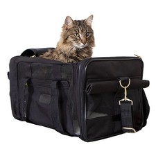 Delta Airlines Travel Pet Carrier, Airline Approved Guaranteed On Board -Black