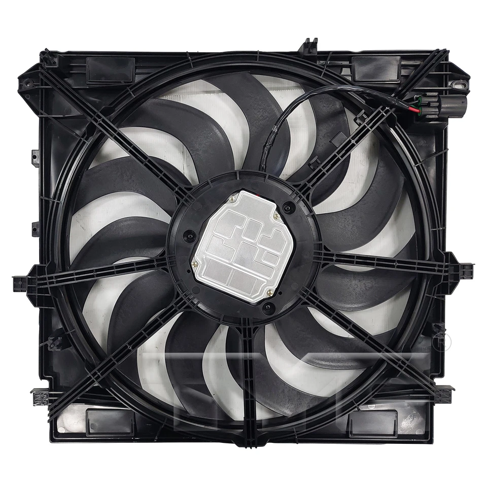 Radiator & Condenser Cooling Fan Assembly for 21-22 Chevy Colorado 3.6L 84530770 - Image 2 of 4