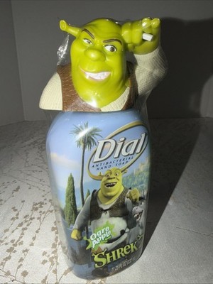 SHREK 2 Ogre Apple Dial Hand Soap Collectible 11.25 oz. Dispenser