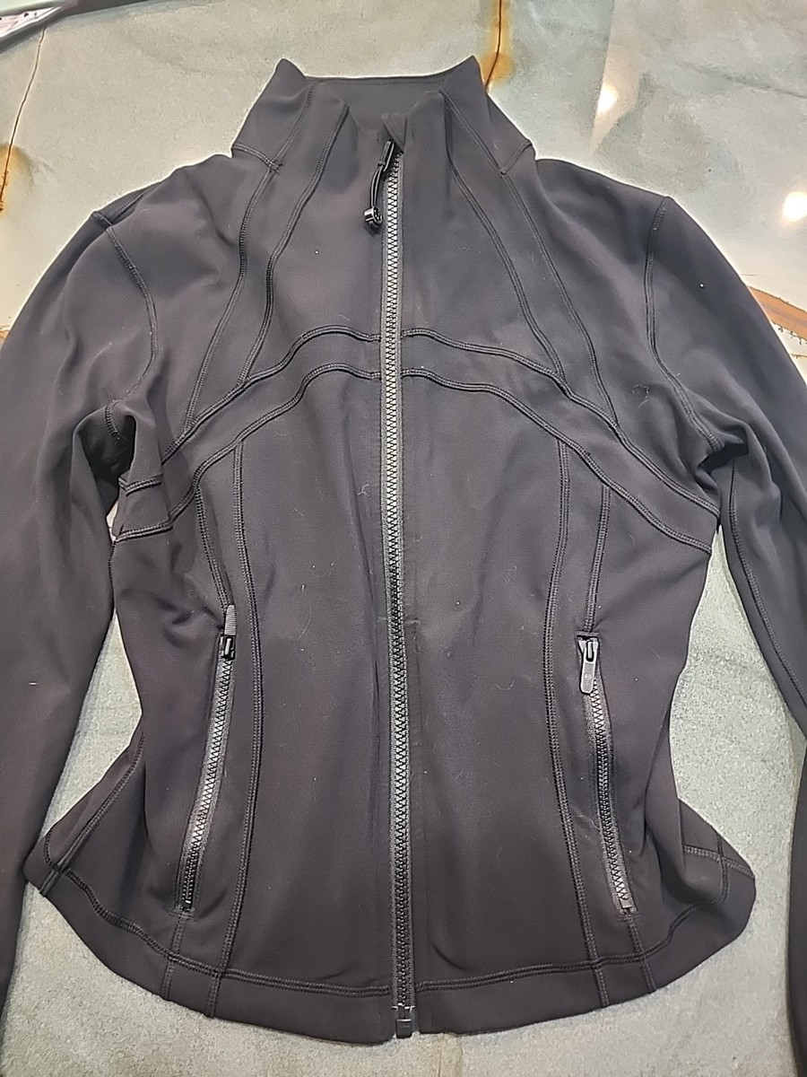 Lululemon Define Cropped NULU Jacket, Black, Size 6 Women's | eBay