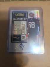 2020 Panini Contenders Anfernee Jennings Rookie Auto Championship Ticket /49 GM 