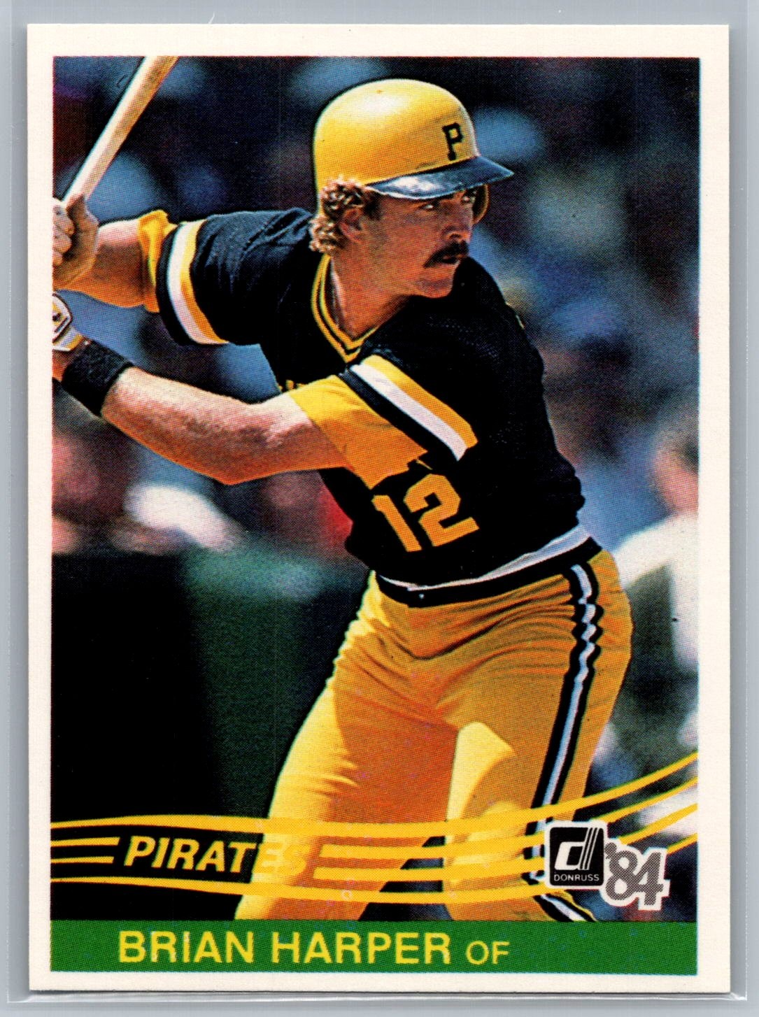 1984 Donruss #142 Brian Harper Pittsburgh Pirates