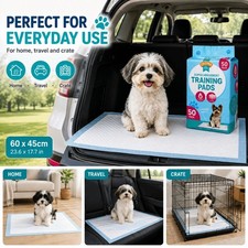 50 Pack Puppy Training Pads 60 x 45cm Super Absorbent Pet Toilet Wee Pads