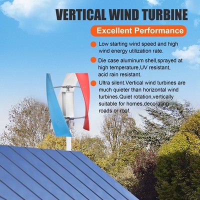 3000W 12V 3 Blades Wind Turbine Generator Enery Power Kit w/ Controller Kit