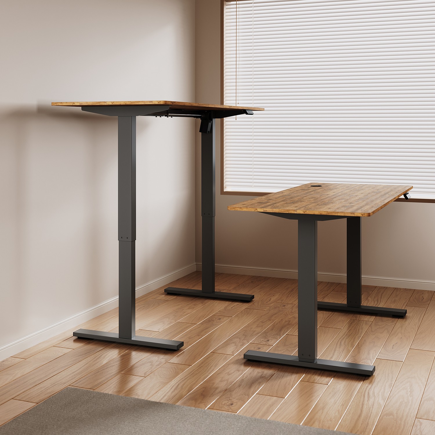 100-160cm Electric Standing Desk Adjustable Sit Stand Office Computer Desk — image 16