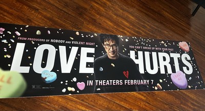 LOVE HIRTS ( Ke Huy Quan ) BUS STOP BENCH POSTER 2x7 Ft