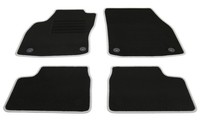 FußMatten FüR Opel Astra H Limo GTC Caravan Matten Autoteppiche Silber Basic Set