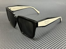 PRADA PR 24ZS 1AB5S0 Black Grey Women's 56 mm Sunglasses