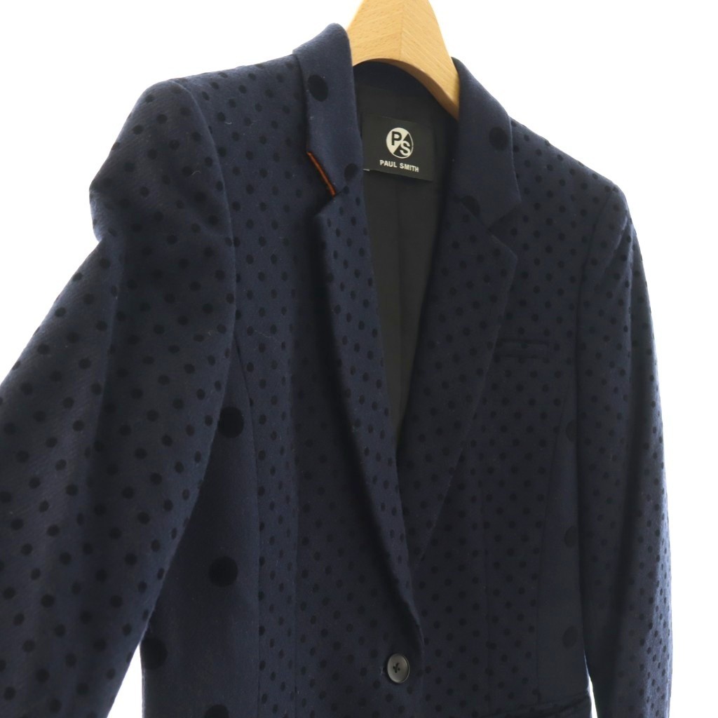 PS Paul Smith Wool Dot Pattern Tailored Jacket Wo… - image 3