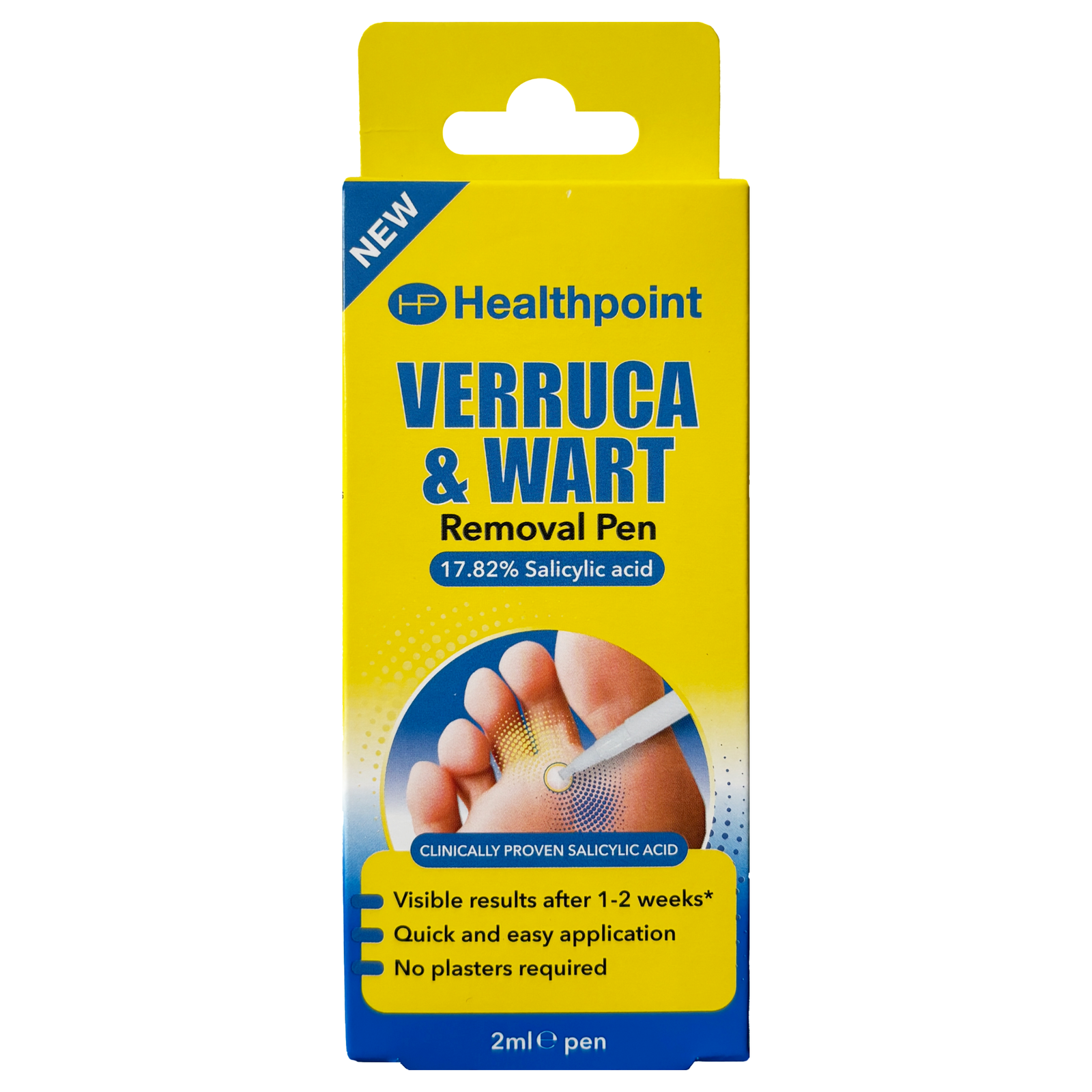 Healthpoint Verruca & Wart Removal Pen Treat Corn & Callus - Salicylic Acid 2ml