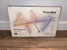 Nanoleaf Lines Smarter Kit 9 Light Lines Modular LED Backlit Smart Lighting New