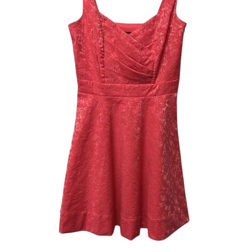 Blu Sage Dress Womens Size 4 Fit Flare Pink - Picture 3 of 9