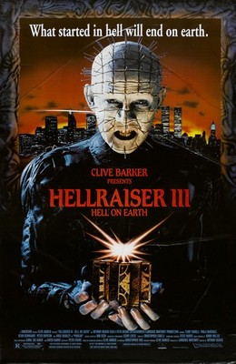 1992 Poster Print ''Hellraiser III: Hell on Earth'' Kevin Bernhardt Terry Farrell