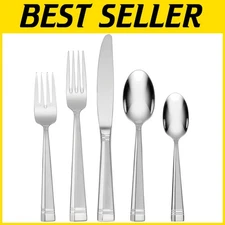 Amsterdam 45-Piece Cutlery Set with Serving Pieces