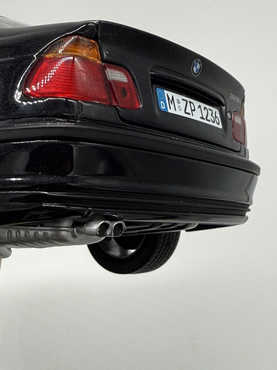 1/18 UT Models E46 BMW 328i Sedan Dealer Edition - Black | eBay