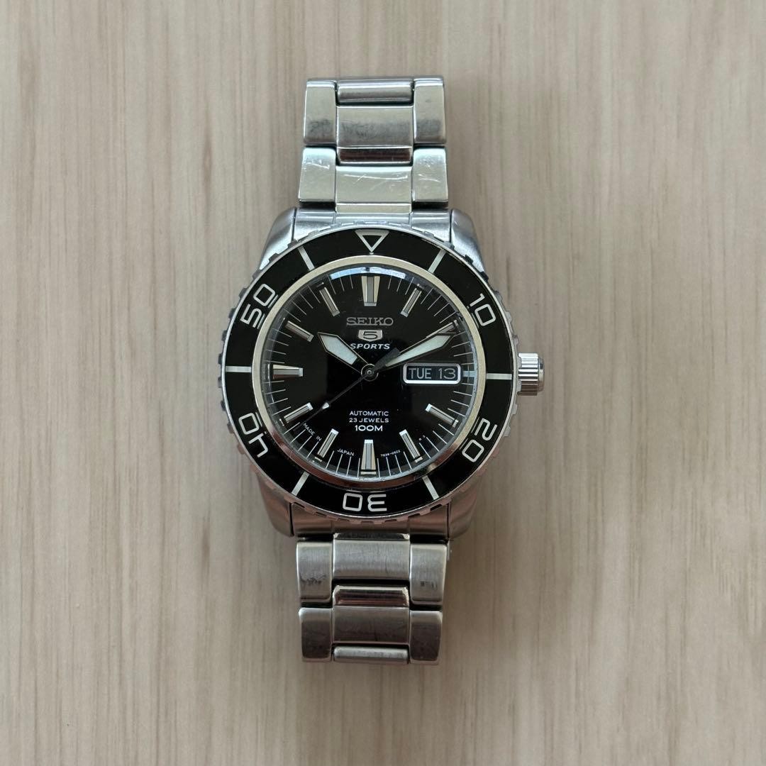 Seiko 5 Sports Men's Black Watch - SNZH55 for sale online | eBay