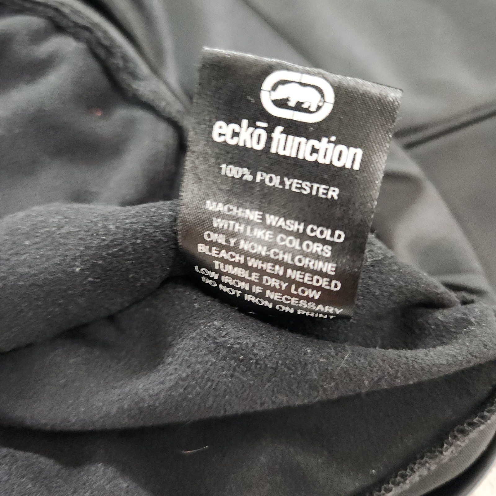 Ecko Function Jacket Mens Large Black Full Zip Tr… - image 8