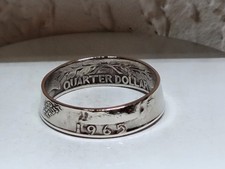 1965 - Size 11 Dated Quarter Coin Ring