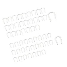 50 PCS Fuel Line Retainer Clip, 1/2" 5/8" Nylon Fuel Line Clips Repair Kit Re...