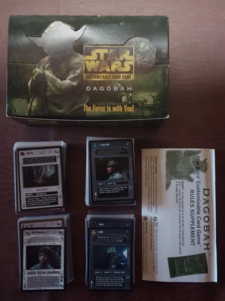 Star Wars CCG Decipher Complete Collectible Card Game Sets for