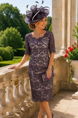 Jacques vert dress size 14 Mauve Purple Lace Mother Of The Bride Wedding Bnwot