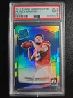 2017 Panini Donruss Rated Rookie Patrick Mahomes II Holo Optic #177 PSA9 Mint