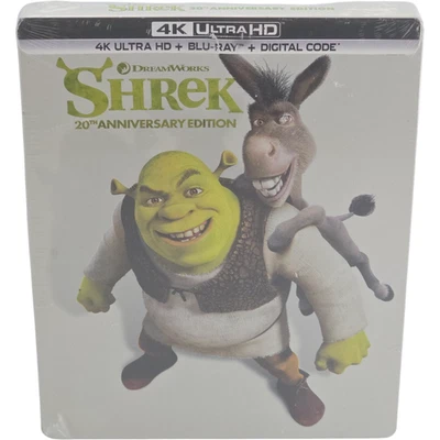 UNIVERSAL STUDIOS Shrek 4K Ultra HD + Blu-ray+ Digital Steelbook Eddie Murphy,Cameron Diaz ,Libre