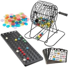 Royal Bingo Supplies Deluxe Bingo Game Set   50 Reusable Cards, 300 Chips 75