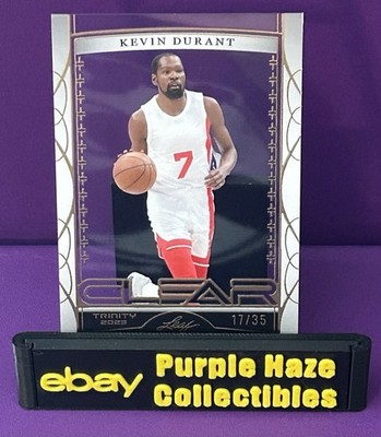 2023 Leaf Trinity Clear - Kevin Durant #C-17 Bronze /35 Brooklyn Nets