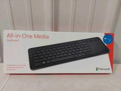 Microsoft Wireless Multimedia Keyboard All in One Media Model 1632 1496 