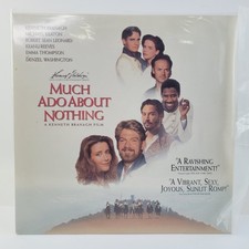 Much Ado About Nothing Laserdisc Keanu Reeves Denzel Washington Kenneth Branagh