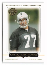 2005 Topps #402 Anttaj Hawthorne Rookie Oakland Raiders RC