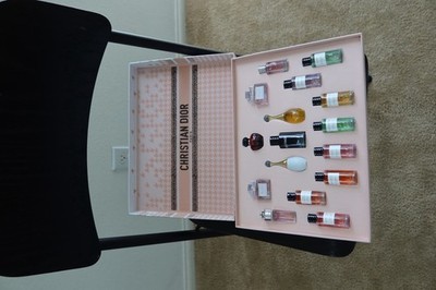 Christian Dior Paris Mini Perfume Set Collectible Fragrance Miniatures Box