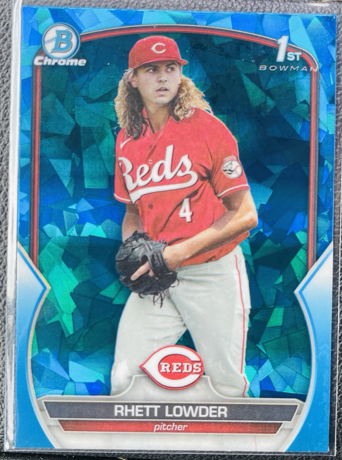 2023 Bowman Draft Sapphire Rhett Lowder 1st Bowman Sapphire