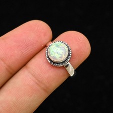 Ethiopian Opal Gemstone 925 Sterling Silver H...