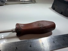 Snap-on SDD2 Flat Slotted Screwdriver Brown Handle Genuine USA Used Worn