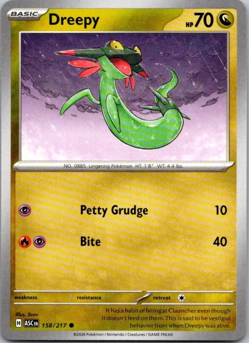 Dreepy - Common ME: Ascended Heroes 158/217 NM