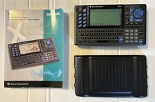 Texas Instruments TI-92 Graphing Calculator Tested Working w/ Case Guidebook