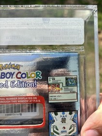 VGA 85+ Nintendo Game Boy Color Pokemon Gold Silver Limited Gameboy Not Wata PSA