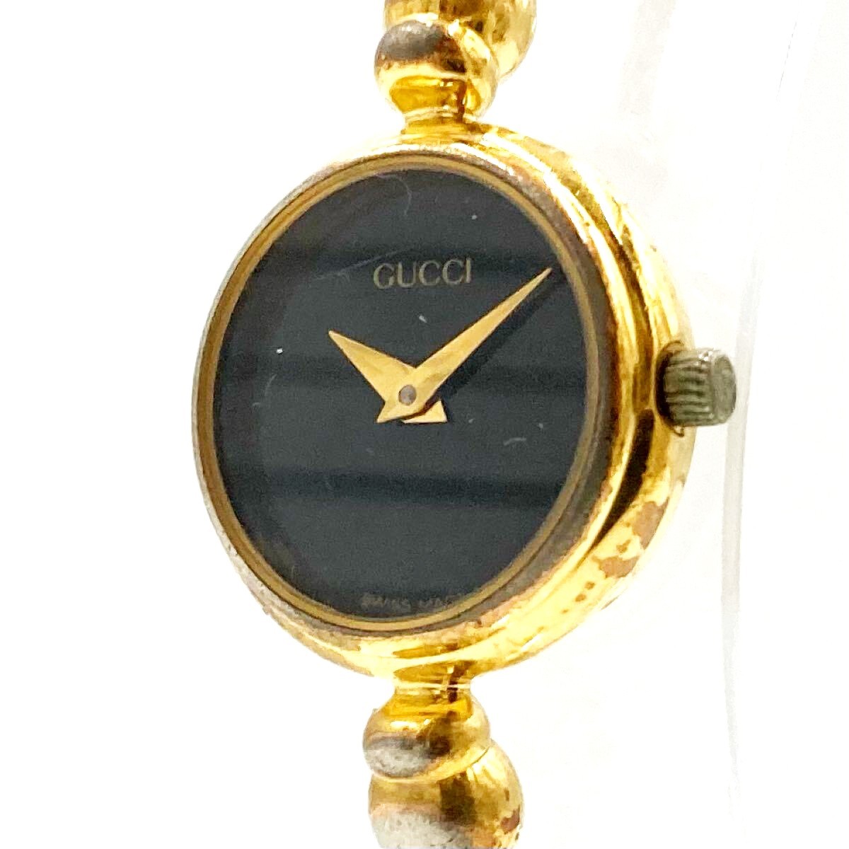 GUCCI グッチ 2700.2.L クォーツ レディース 1180 NEAR MINT Vintage Gucci 2700.2.L Swiss Gold Women's Quartz