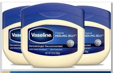 Vaseline Petroleum Jelly Original 3 Recommended and Locks In Moisture 13oz 3PK