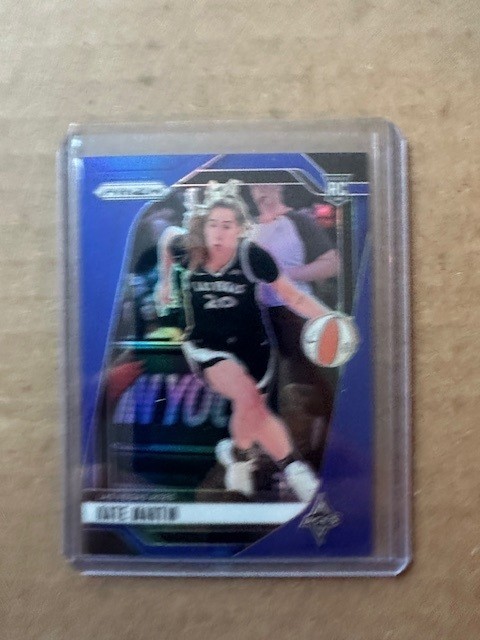 2024 Panini Prizm WNBA Basketball Kate Martin RC Rookie Blue 001/199 #126 Aces
